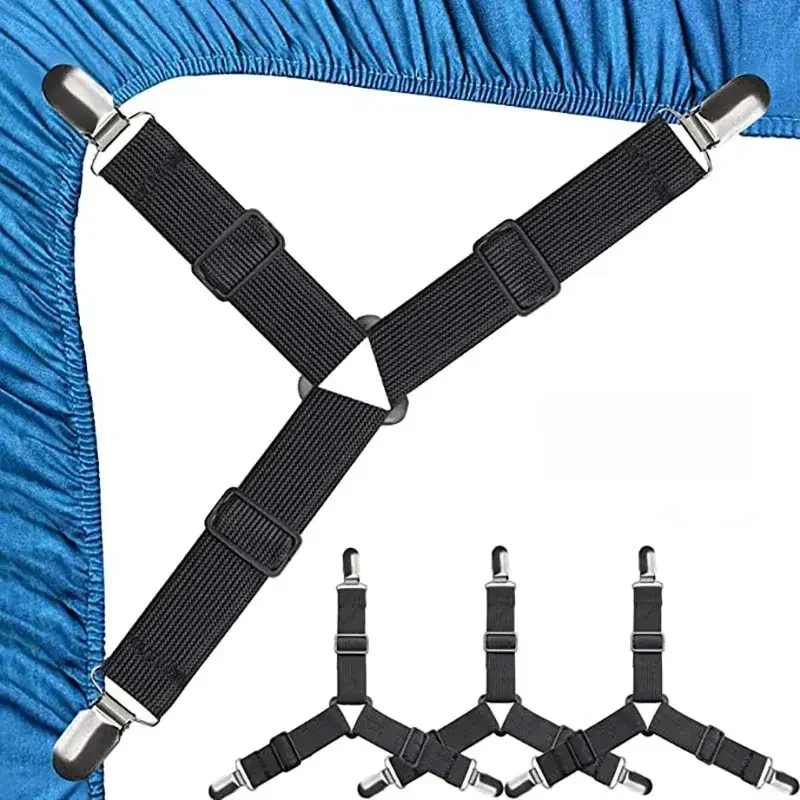 AliExpress - Driehoek Lakenhouders Hoeslaken Clips Verstelbare Laken Bretels Matras Grijper Clips voor Bed Matrashoes