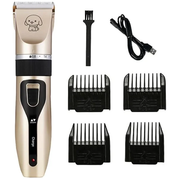 Electric Dog Clipper / Dog Trimmer - Professional Electric Dog and Cat Trimmer, Cordless, For Fur and Hair Cutting