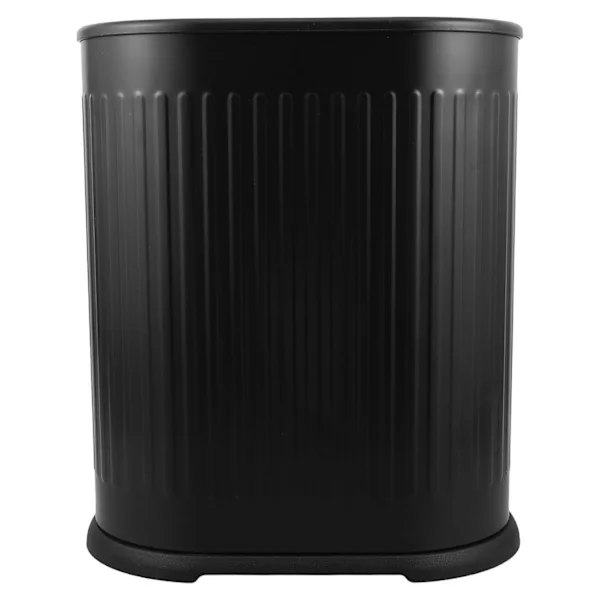 Tryk-top skraldespand 6l smal affaldsspand i plast med låg til badeværelse toilet soveværelse kontorbrug -