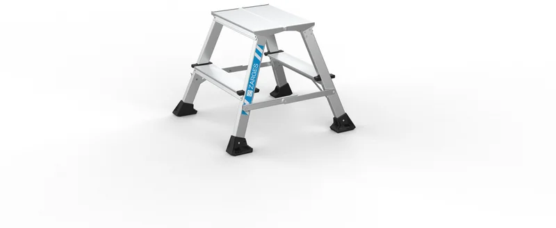 Zarges XLstep P Stegpall smal 2x2 steg, Stegar & ställningar