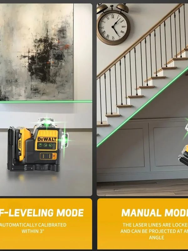 AliExpress - DeWalt Laser Level DW089LG Laser 360-Laser-Messgerät Konstruktionslaser Grad professioneller Laser, kabellos/wiederaufladbar