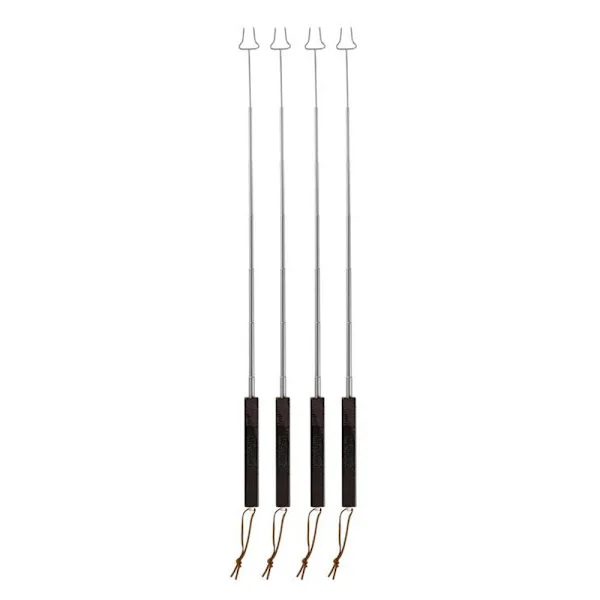 Korvpinne med teleskopskaft, 77 cm utdragen – 4-pack