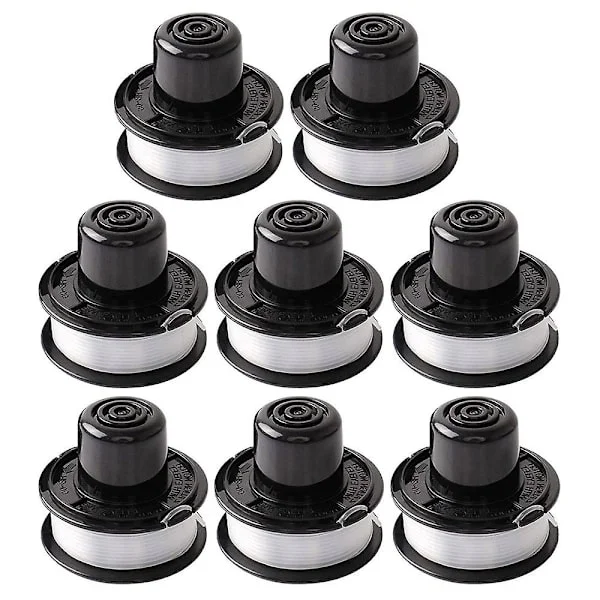 8 kpl Puolat RS-136-BKP Vaihtolankakeloja Black & Decker -ruohonleikkuriin