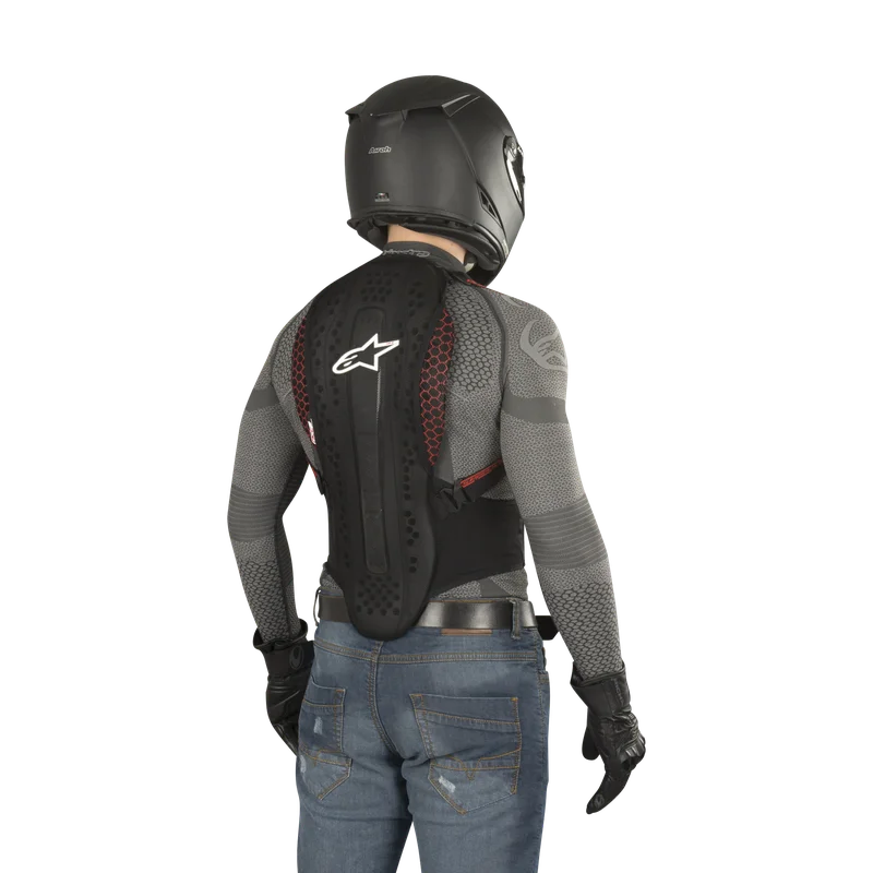 Dorsale Alpinestars Nucleon KR-2 - Noir Fumé et Rouge L