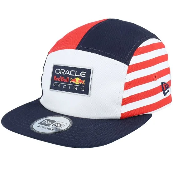 New Era - Motor Wit 5panel Cap - Red Bull F1 24 Miami Usa Camper White/Navy 5-panel @ Hatstore