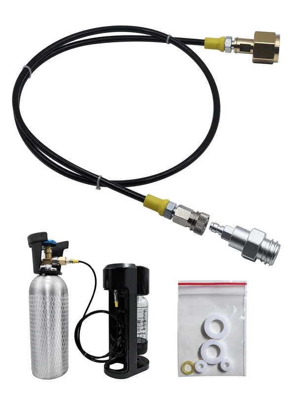 AliExpress - Soda Water Machine Externer Kohlendioxidzylinder TR21 Fülladapter-Kit Soda Maker CO2-Füllstation mit Schlauch
