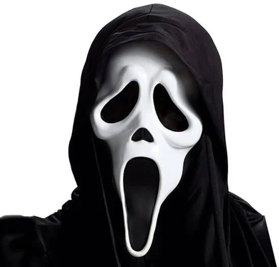 Halloween masker-scream masker-Haunted House & Masquerade - Halloween Horror Scream Mask - Latex Materiaal-48x18CM