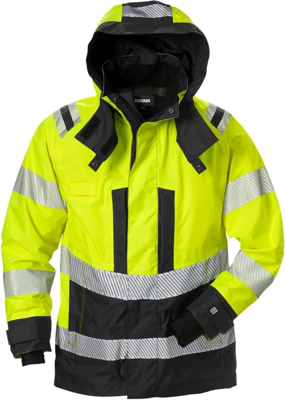 Arbetskläder Fristads Dam Varsel Airtech skaljacka 4518 GTT klass 3, dam, Varsel Gul/Svart