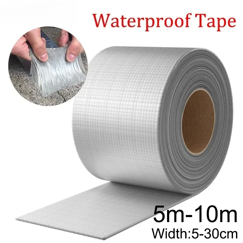 AliExpress - Waterdichte tape Hoge temperatuurbestendigheid Aluminiumfolie Dikker butyltape Muur Zwembad Dak Crack Duct Reparatie Verzegelde zelftape