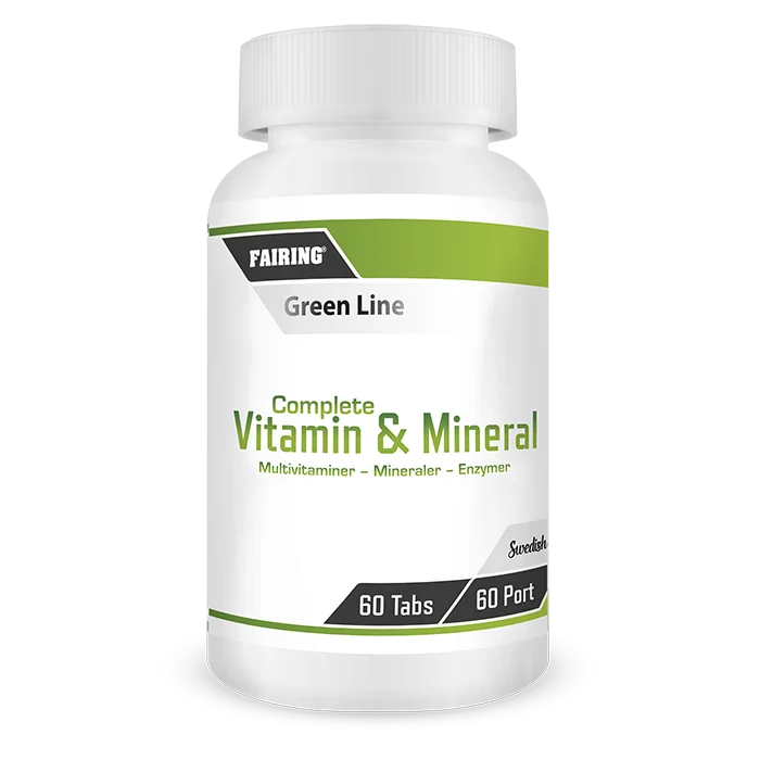 Multivitamin Fairing Komplet Vitamin & Mineral 60 tabletter - Bodyman.dk
