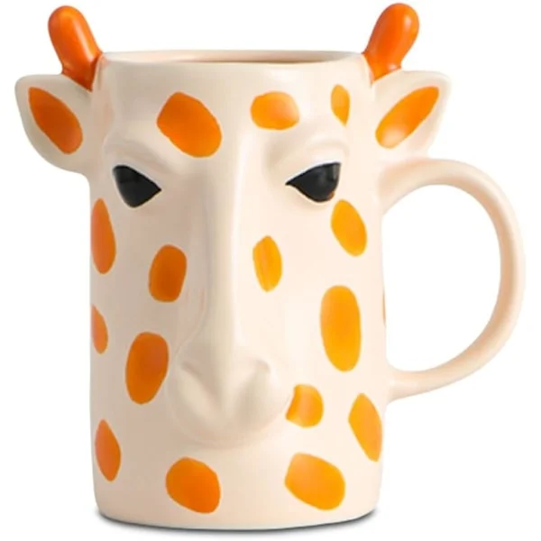Sjov Giraf Kops, Giraf Morgenmadskop, Stor Kaffe Kop, Dyr Te Kop, Personlig Giraf Kop, Originale Gaver, 500ml (Giraf)