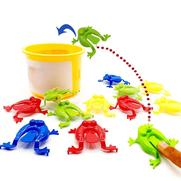 30 stk. Springende Frø Legetøj, Frø Action Legetøj Farverige Hoppe Fidget Legetøj, Kreative Dekompression Stress Relief Uddannelsesmæssige Legetøj Til