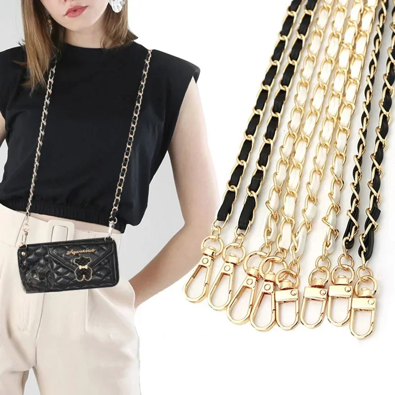 AliExpress - 120 cm Geldbörse Kette Riemen Umhängetasche Handtasche Ketten Ersatz Leder Schulter Tasche Kette Riemen Diy Frauen Mädchen Tasche Teil 