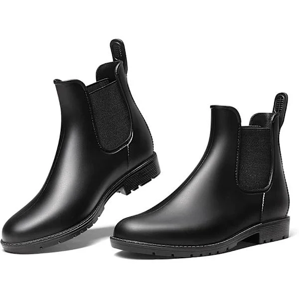 [RM]Gummistøvler Dame og Herre Ankel Damestøvler Korte Chelsea Boots Vanntette Regnstøvler - Størrelse 40