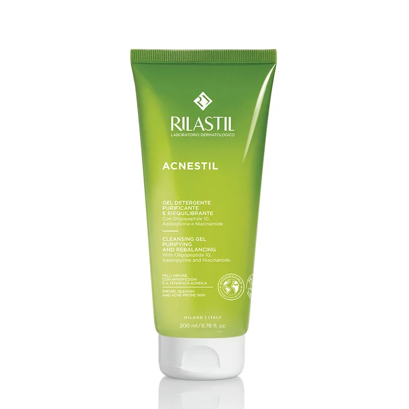 Rilastil Acnestil Gel detergente 200ml - Gel detergente viso