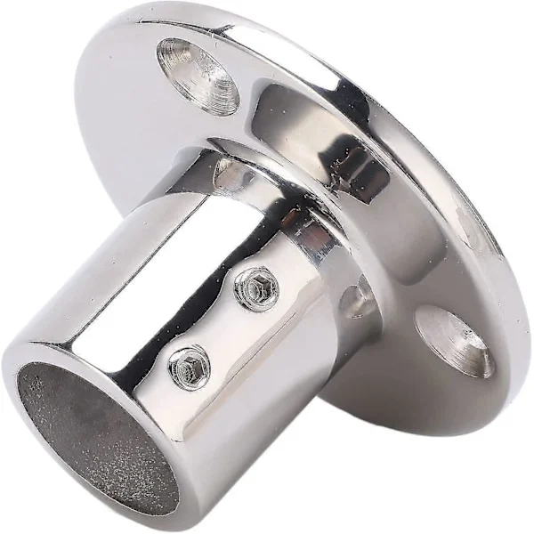 Rund Bas för Ledstång, Rostfri 316 Rostfritt Stål Ledstångsbeslag För 25mm/1"(90) Rör db