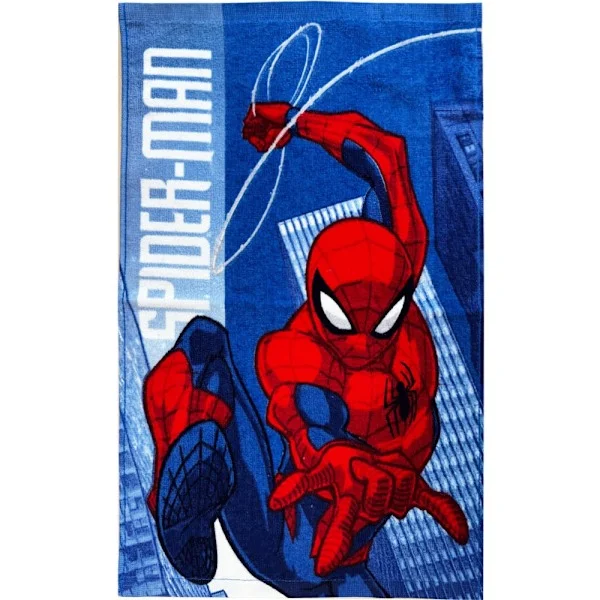 Spiderman handduk, ansiktsduk, handduk 30x50 cm