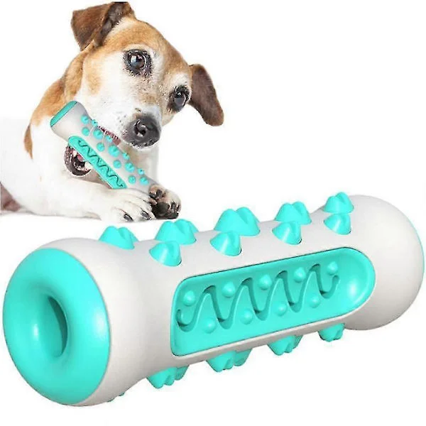 Hundelegetøj Tyggelegetøj Molar Stick Hund Tandbørste Tandrensningsværktøj Tænder Slibestok Blå