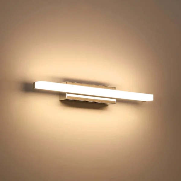 12W 40cm LED-kylpyhuoneen peilivalaisin, IP44 Moderni kylpyhuoneen peilivalaisin, Kylpyhuoneen seinävalaisin, 110-240V, 600 lumenia, Lämmin valkoinen 