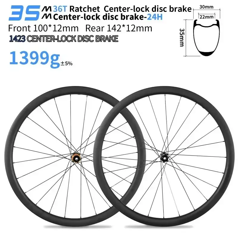 AliExpress - 35mm 38mm 50mm 54mm60 ROAD Carbon Wielset Klimfietswiel met logo 700C Wiel 12x100/12x142mm Gravel, Race Class Center Lock Disc