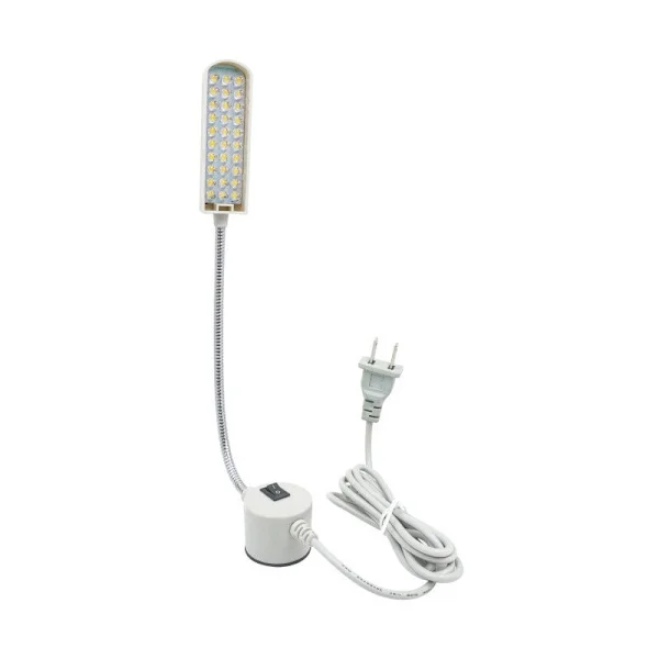 Effektiv bordslampa med LED, billig symaskinslampa med hög ljusstyrka, miljövänlig för läsning och studier