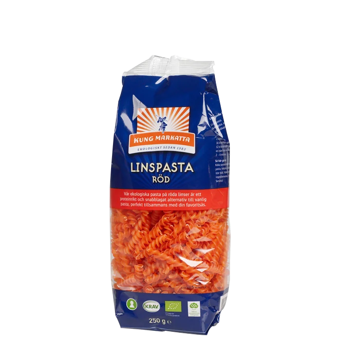 Kung Markatta Rød Linsepasta 250 g