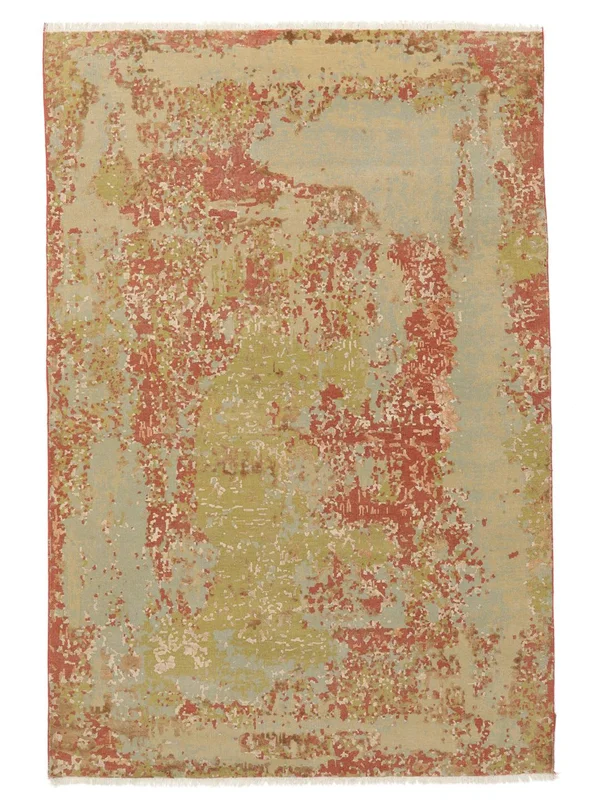 Contemporary Design Rug 184X273 Brown/Orange Wool