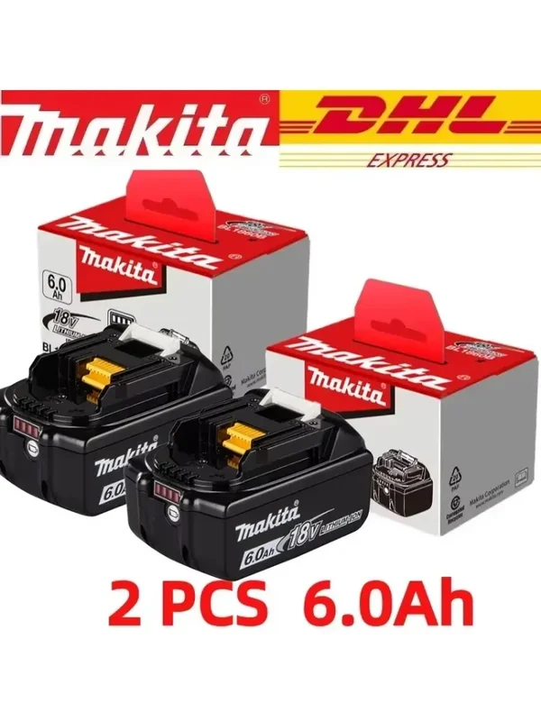 AliExpress - Batterie au lithium de remplacement 100% authentique Makita 6Ah pour batterie Makita 18V BL1860B BL1840 BL1830B BL1850B BL1850 BL1860 