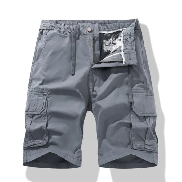 IC Shorts Herre Cargo Shorts Herre Plus Size Elastisk Talje Træksnor Cargo Korte Bukser Let Lynlås Multi