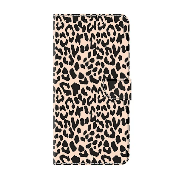 For Samsung Galaxy A56 5G / A36 5G Lommebok Etui Mønstertrykk PU Lær Flip Stativ Telefon Deksel Leopardtrykk