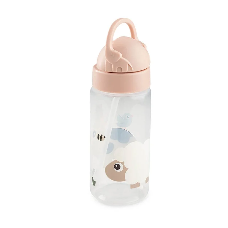 Done by Deer Drikkedunk m/ sugerør Tiny Farm Pudder 350 ml, Børn & Forældre, Service, Kopper Og Drikkedunke