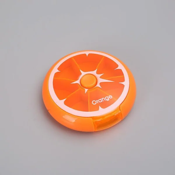 Dosett piller dosett medicin behållare piller box veckovis piller 7 orange