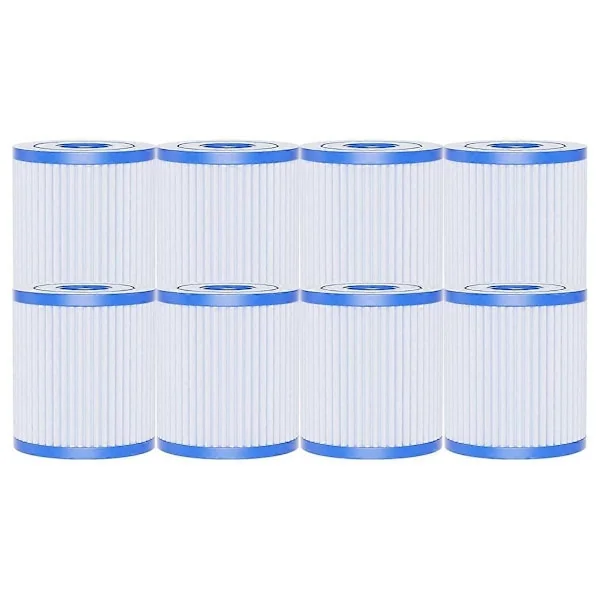 8-pack Poolfilter H för 29007E Typ H Poolfilter, 330 Filterpump Ovan Jord Poolfilter