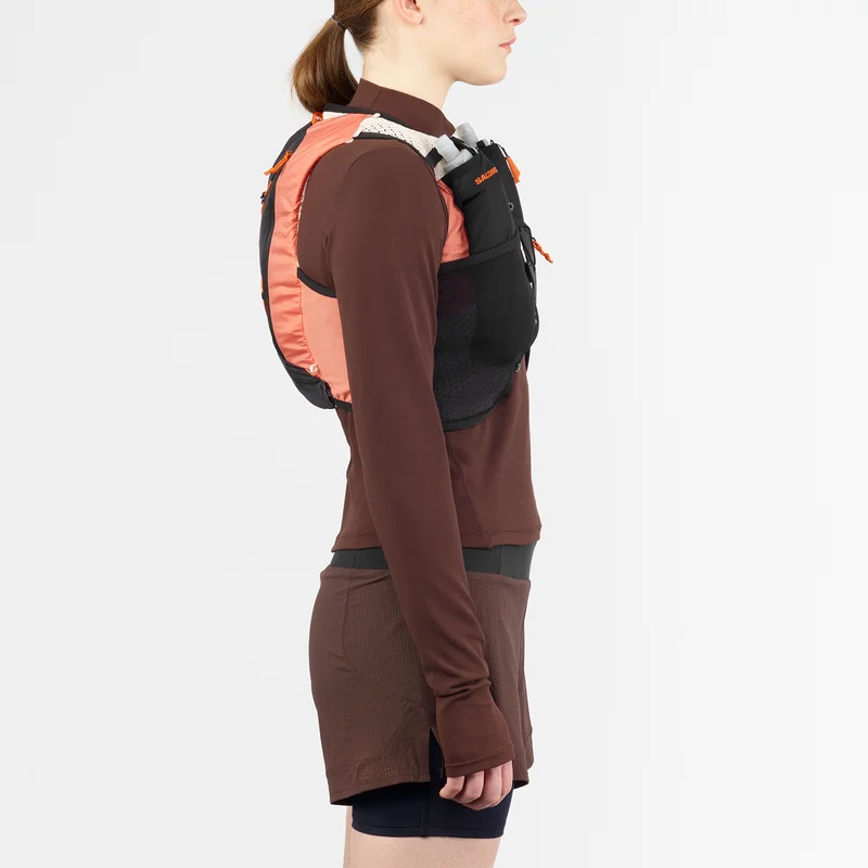 Salomon - Plecaki biegowe Torby i plecaki Active Skin 4 Women Set - Emerglow / Black
