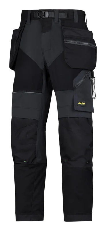 Snickers Workwear 6902 FlexiWork Arbeidsbukse Svart, Klær