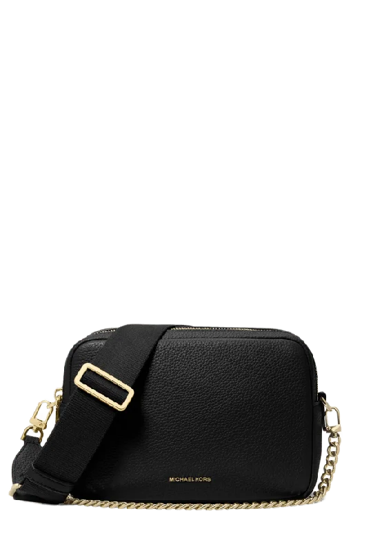 Michael Kors Bryant Medium Pebbled Leather Camera Crossbody Bag Handväskor Dam Svart ONESIZE