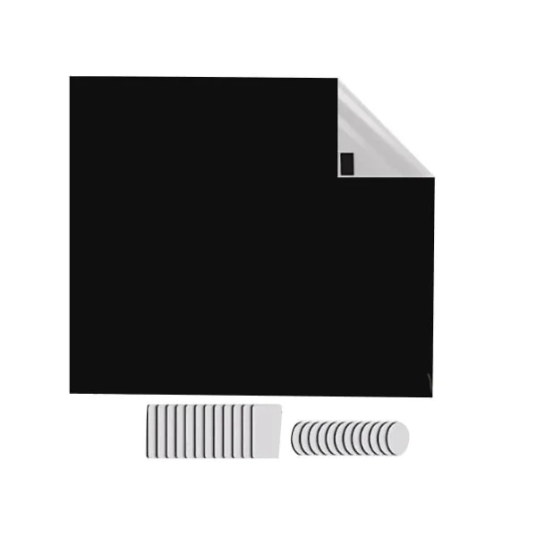Bärbara mörkläggningsgardiner, 150 x 200 cm mörkläggningsmaterial, tillfälliga mörkläggningsgardiner lätta att fästa på fönster för sovrum