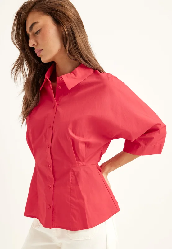 Object Collectors Item - Objmerle Hope 3/4 RE SHIRT - Poinsettia