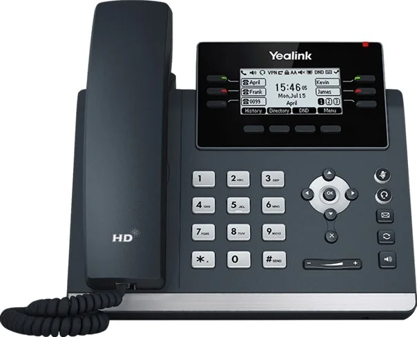 Yealink SIP-T42U SIP-IP-telefon med PoE Advanced