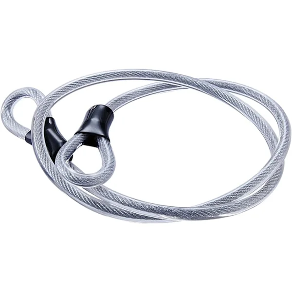 Säkerhetskabel Flätad Stålkabel Flexibel Kabel Lås Cykelkabel Lås Stöldskydd Stålkabel Cykel Säkerhetskedjelås Dubbel Knop Kabel För Scooter