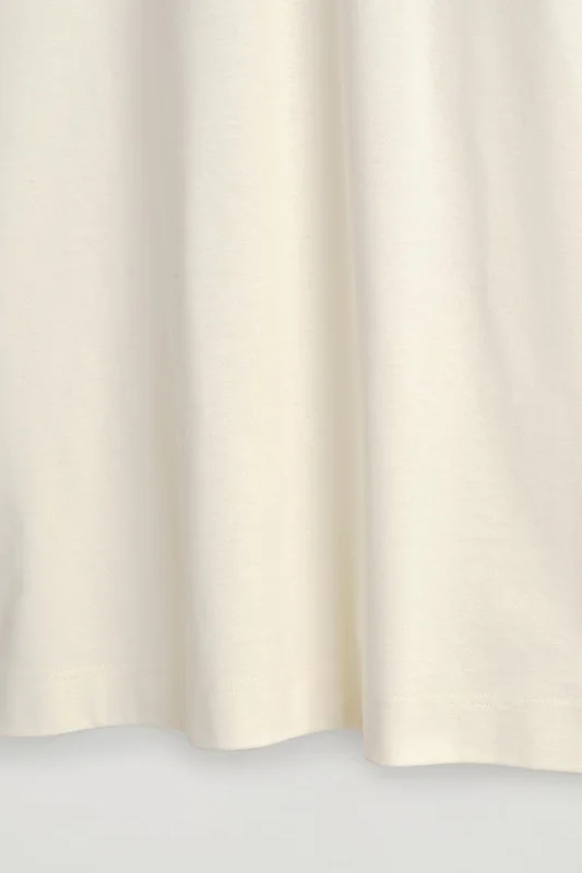 COS Cotton Mini T-Shirt Dress in White - Women