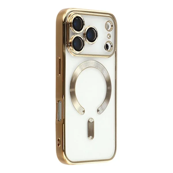 Supererbjudande till lågt pris! iPhone 17 Air Skal Kompatibelt med MagSafe Fullständigt Kameraskydd TPU Telefonskal - Guld-Glad
