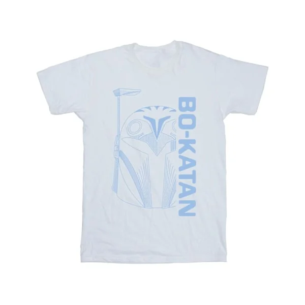 Star Wars Herr The Mandalorian Bo Katan Hjälm T-Shirt M Vit