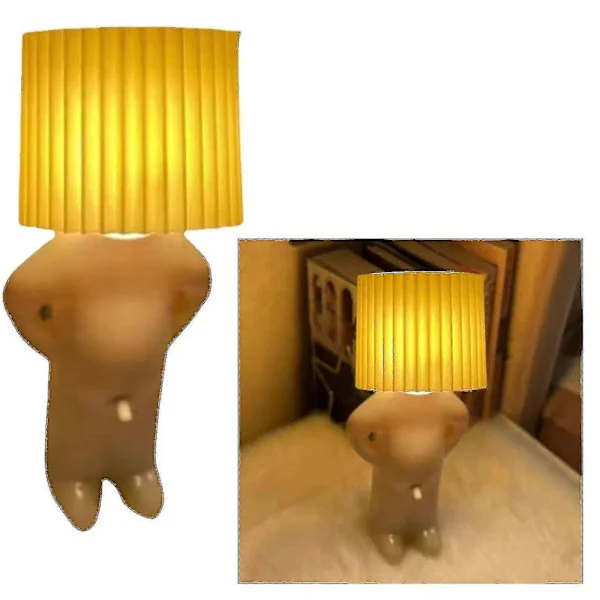 Lampa Blyg Man, Busig Pojke Kreativ Skrivbordslampa En Liten Skrivbordslampa Blyg Man Ba Juni 6.1