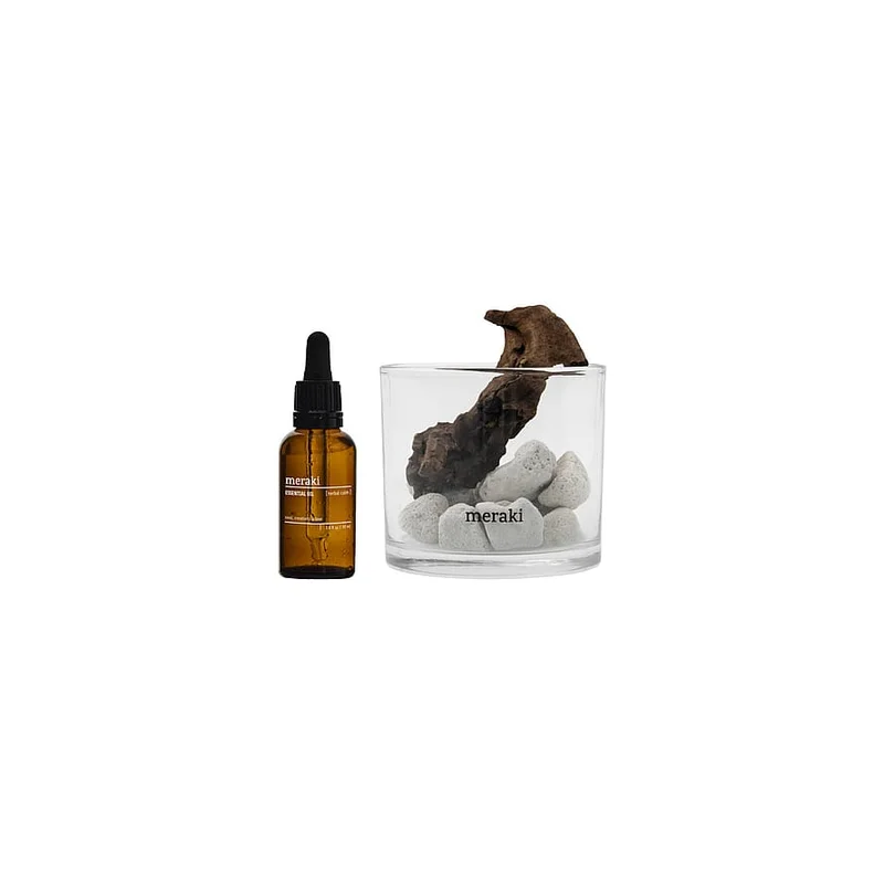 Meraki Duftfrisker MkLavastone & Wood Herbal Calm, Tøj & Bolig, Duft Til Hjemmet, Duftpinde