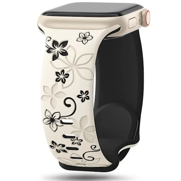 Graverat armband kompatibelt med Apple Watch Band 45mm 44mm 42mm 41 40 49 46mm Silikon Correa Armband iWatch Series 11 10 9 8 7 SE 6 5 Ultra