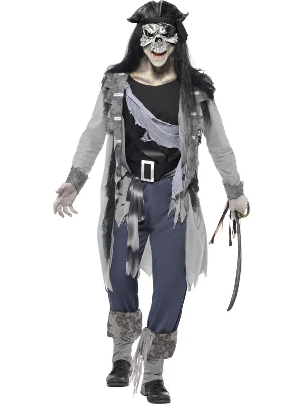 ZOMBIE-PIRAT-KOSTUME M