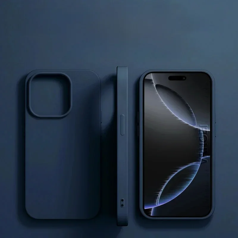 AliExpress - Originele Vloeibare Siliconen Telefoon Case Voor APPLE iPhone 11 13 12 14 15 16 Pro Max Plus 16E Gevallen Schokbestendige Beschermende 