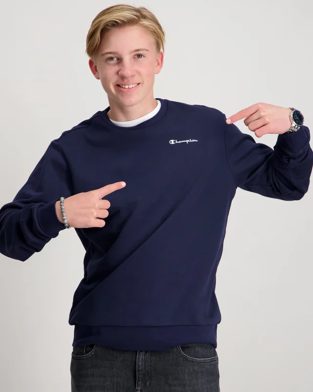 Champion Crewneck Sweatshirt Blauw Truien Jongens - Kids Brand Store