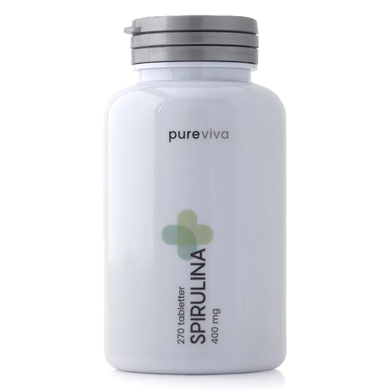 Pureviva Pureviva Spirulina 400 mg 270 tabl., Helse & Madvarer, Ingredienser, Spirulina